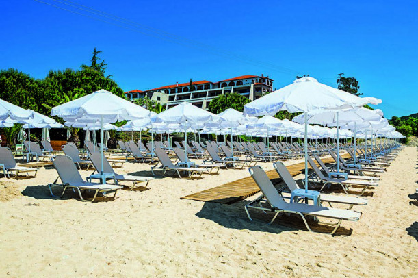 Пляж, Xenios Theoxenia Hotel 4 